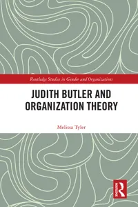 Judith Butler and Organization Theory_cover