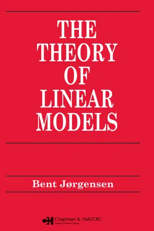 Theory of Linear Models