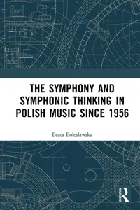 The Symphony and Symphonic Thinking in Polish Music Since 1956_cover