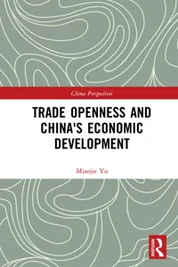 Trade Openness and China's Economic Development_cover