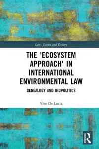 The 'Ecosystem Approach' in International Environmental Law_cover