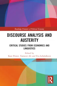 Discourse Analysis and Austerity_cover