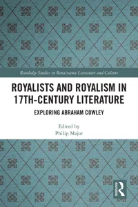 Royalists and Royalism in 17th-Century Literature_cover