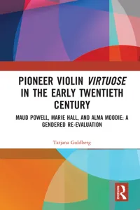 Pioneer Violin Virtuose in the Early Twentieth Century_cover