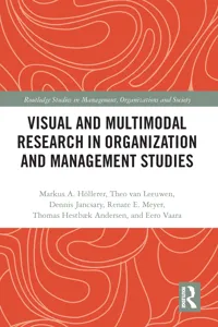 Visual and Multimodal Research in Organization and Management Studies_cover