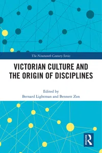 Victorian Culture and the Origin of Disciplines_cover