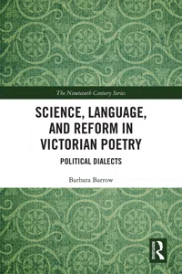 Science, Language, and Reform in Victorian Poetry_cover