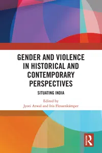 Gender and Violence in Historical and Contemporary Perspectives_cover