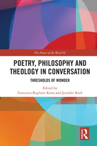Poetry, Philosophy and Theology in Conversation_cover