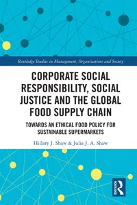 Corporate Social Responsibility, Social Justice and the Global Food Supply Chain_cover