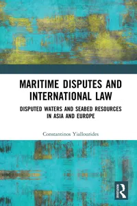 Maritime Disputes and International Law_cover