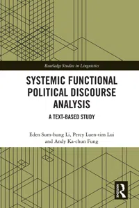 Systemic Functional Political Discourse Analysis_cover