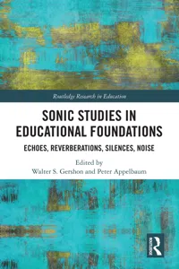 Sonic Studies in Educational Foundations_cover