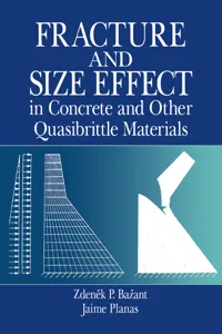 Fracture and Size Effect in Concrete and Other Quasibrittle Materials_cover