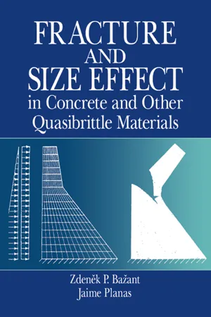 Fracture and Size Effect in Concrete and Other Quasibrittle Materials