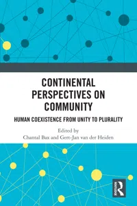 Continental Perspectives on Community_cover