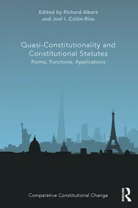 Quasi-Constitutionality and Constitutional Statutes_cover