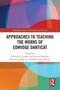 Approaches to Teaching the Works of Edwidge Danticat_cover