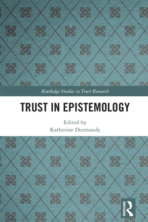 Trust in Epistemology