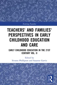 Teachers' and Families' Perspectives in Early Childhood Education and Care_cover
