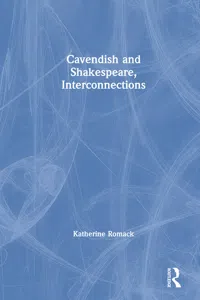 Cavendish and Shakespeare, Interconnections_cover