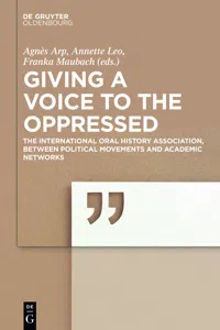 Giving a voice to the Oppressed?_cover