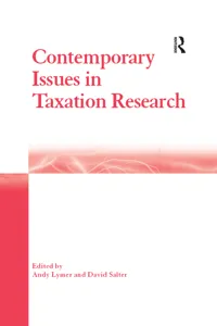 Contemporary Issues in Taxation Research_cover