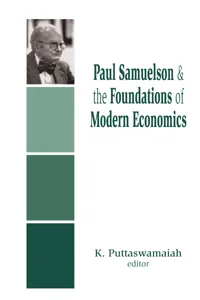 Paul Samuelson and the Foundations of Modern Economics_cover