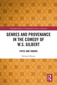 Genres and Provenance in the Comedy of W.S. Gilbert_cover