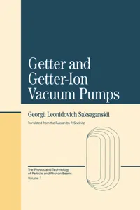 Getter And Getter-Ion Vacuum Pumps_cover