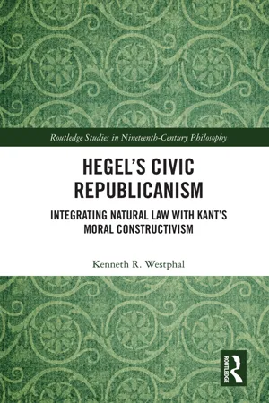 Hegel's Civic Republicanism