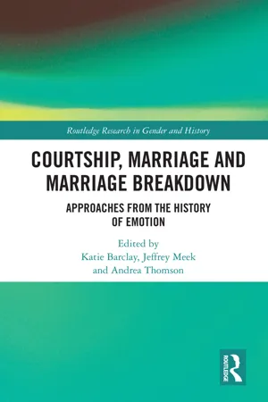 Courtship, Marriage and Marriage Breakdown