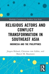 Religious Actors and Conflict Transformation in Southeast Asia_cover