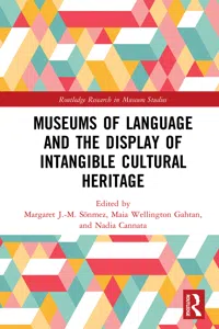 Museums of Language and the Display of Intangible Cultural Heritage_cover