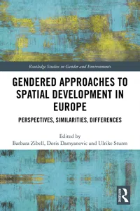 Gendered Approaches to Spatial Development in Europe_cover