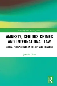 Amnesty, Serious Crimes and International Law_cover