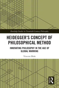 Heidegger's Concept of Philosophical Method_cover