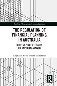 The Regulation of Financial Planning in Australia_cover