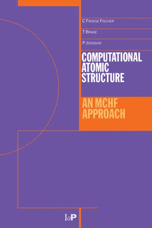 Computational Atomic Structure