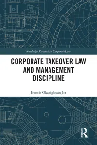 Corporate Takeover Law and Management Discipline_cover