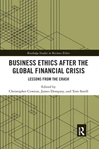 Business Ethics After the Global Financial Crisis_cover