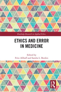 Ethics and Error in Medicine_cover