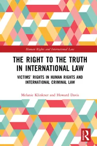The Right to The Truth in International Law_cover