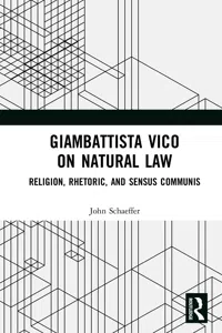 Giambattista Vico on Natural Law_cover