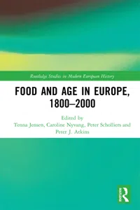 Food and Age in Europe, 1800-2000_cover