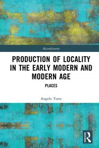 Production of Locality in the Early Modern and Modern Age_cover