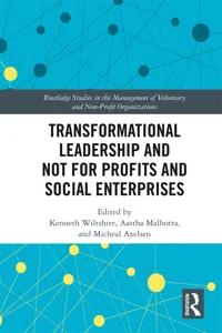 Transformational Leadership and Not for Profits and Social Enterprises_cover