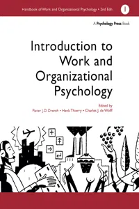 A Handbook of Work and Organizational Psychology_cover