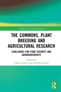 The Commons, Plant Breeding and Agricultural Research_cover