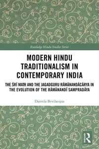 Modern Hindu Traditionalism in Contemporary India_cover